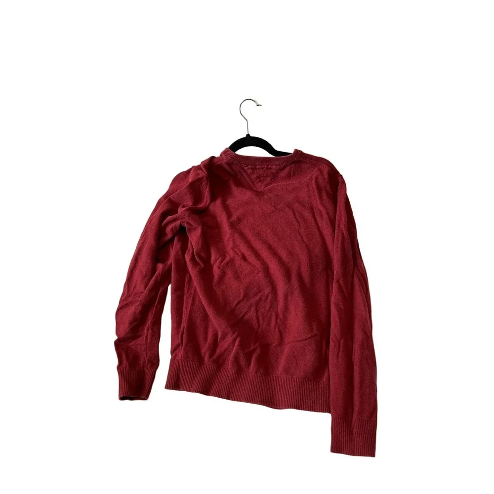 Tommy Hilfiger Red Crewneck Sweater Mens S